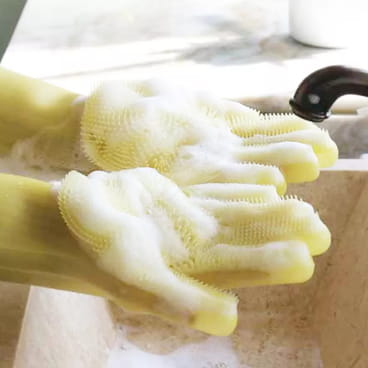 Silicone dishwashing gloves 